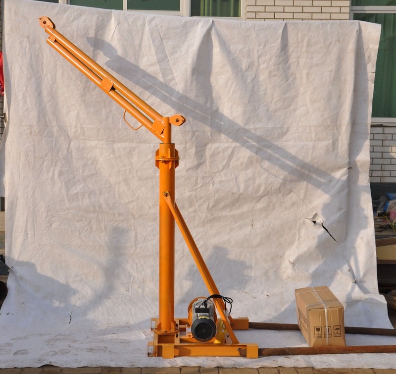 Indoor Hydraulic Floor Crane Portable Mini Crane Full Set 300kg 220v